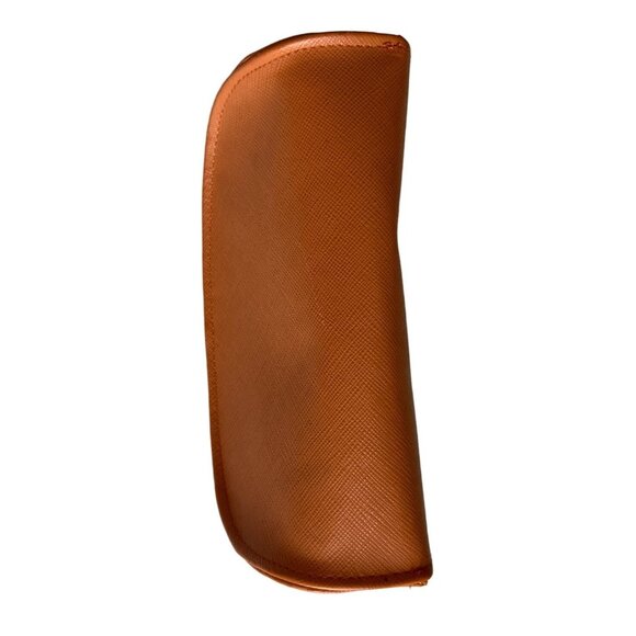 Tory Burch Orange Sunglasse Case With Snap Button Closure - Picture 2 of 7